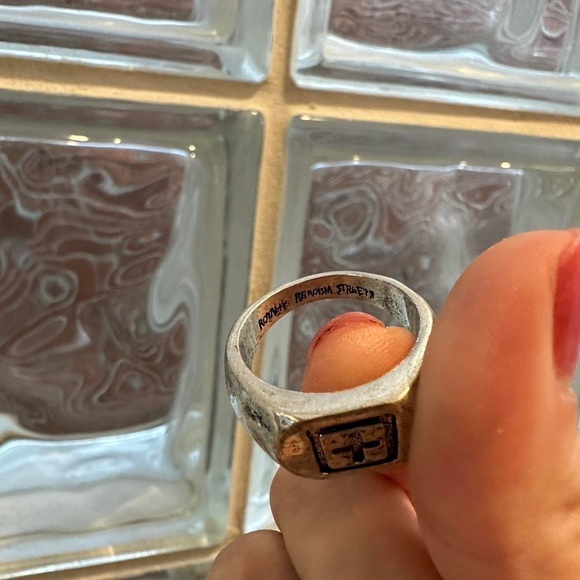 Amazing Authentic ✨ Silver Dripps 1999 Signet Ring by Royalty Heroism Streets - Picture 3 of 6